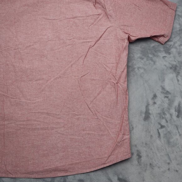 Wrangler Shirt Mens XL Extra Red Western Hike Outdoor Flex Workwear Button Up B1 - Picture 15 of 15